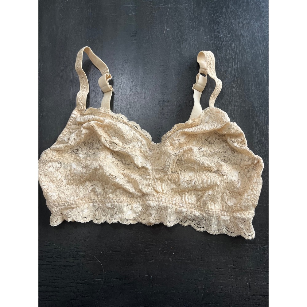Cosabella Never Say Never Curvy Sweetie Bralette Ivory‎ Lace 3X Made in Italy